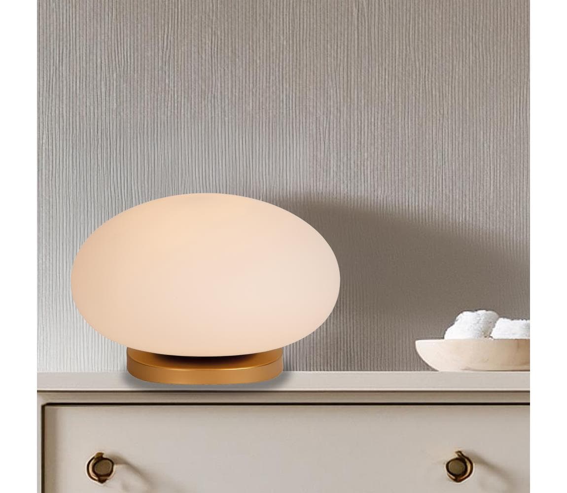 ONLI - Stolná lampa JANET 1xE27/6W/230V pr. 30 cm 5078/LG 1