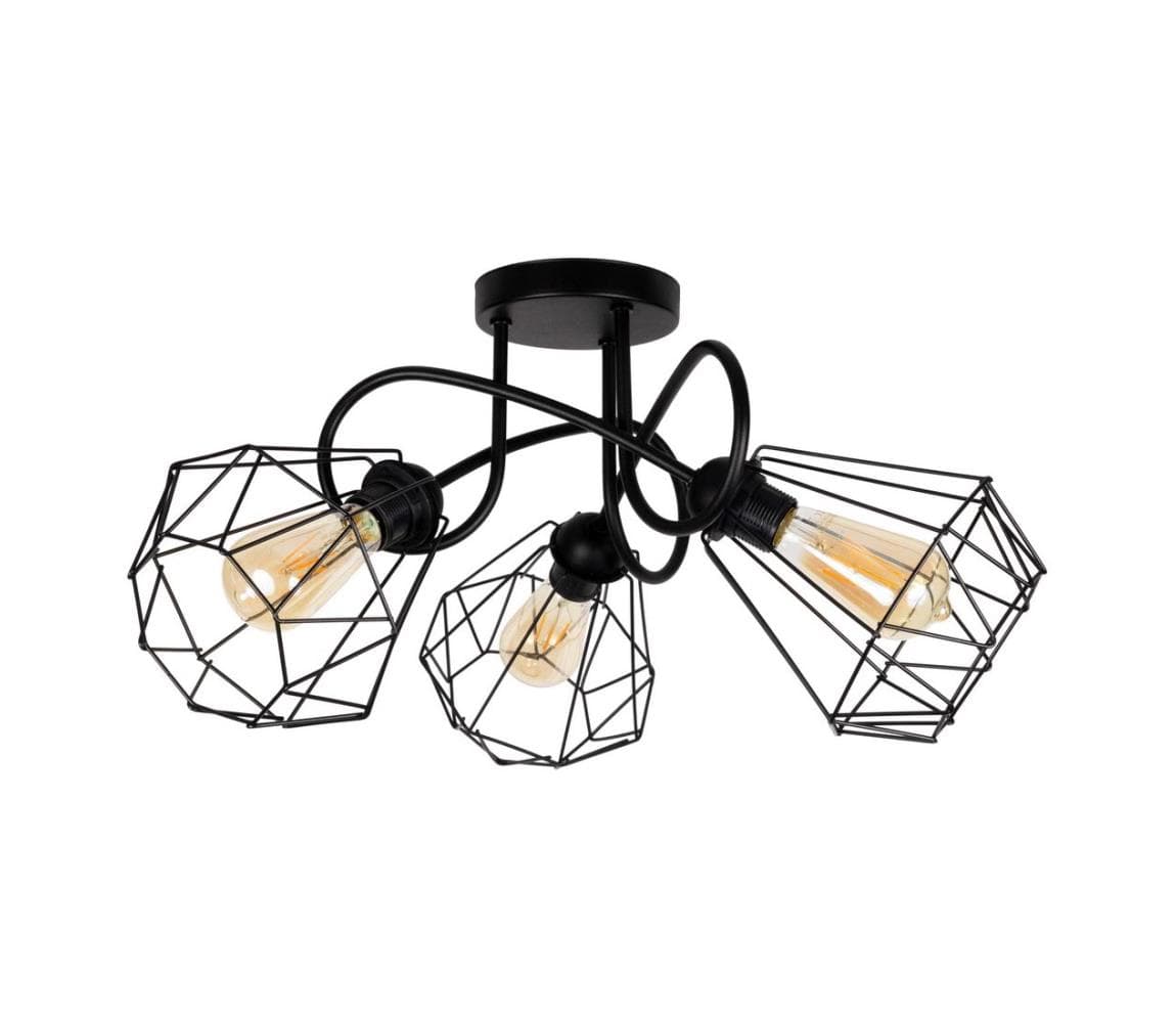 HEXE Prisadený luster DIAMENT 3xE27/60W/230V 0056 1