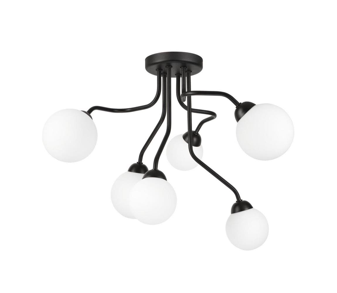 Prisadený luster HOLLY 6xG9/5W/230V čierna LM-6.159/CZARNY 1