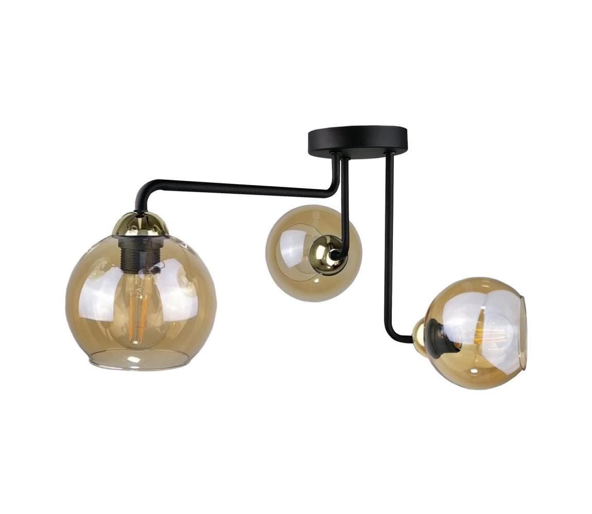 Keter Lighting Prisadený luster MONDE GOLD 3xE27/60W/230V 2011 1