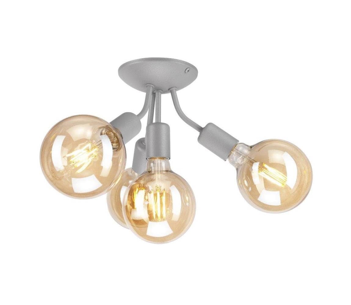 Prisadený luster VIGGO 4xE27/60W/230V LM-4.122/srebrny 1