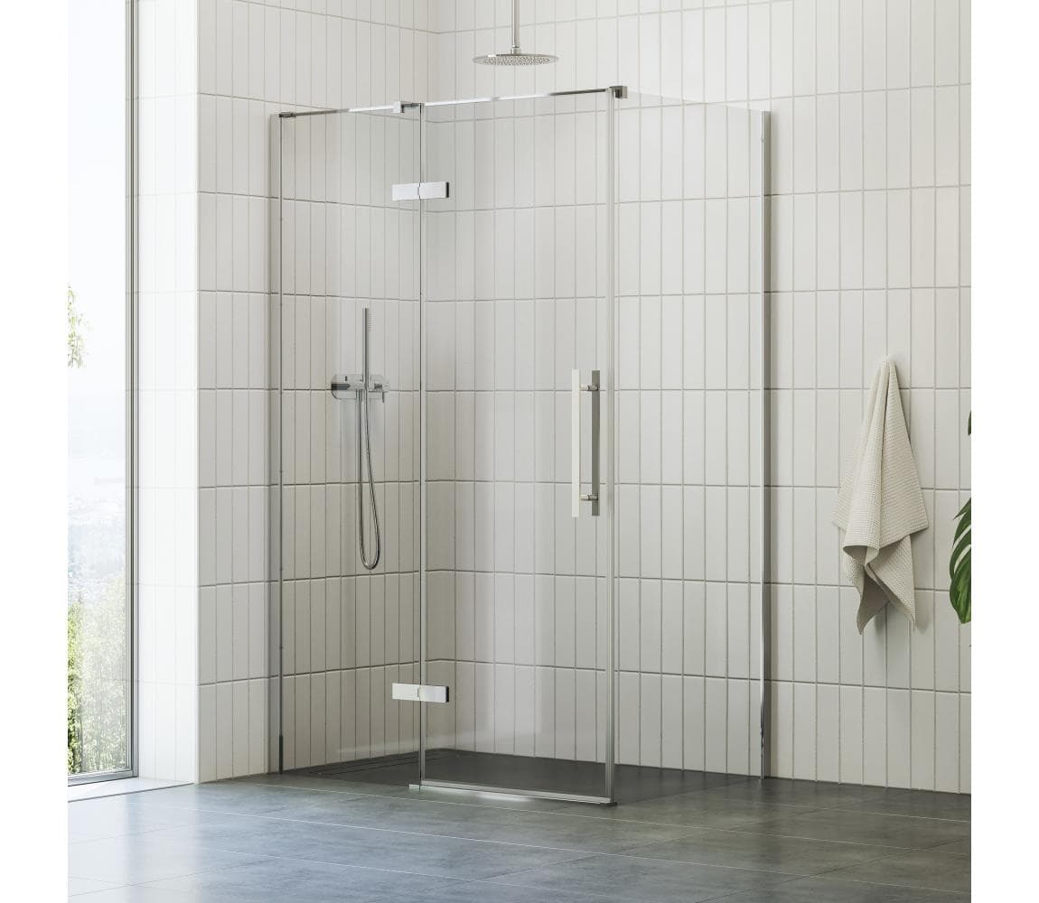 Ravak - Sprchový kút COOL 90x80 cm lesklý chróm 1xRK0247+1xRK0280 1