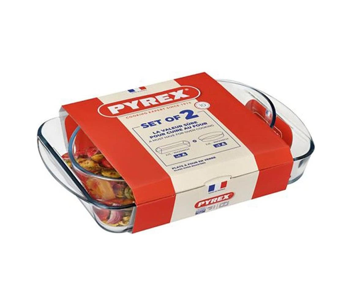 UTC SADA 2x pekáčov PYREX 2,7/2,2 l 913S605/8043 1