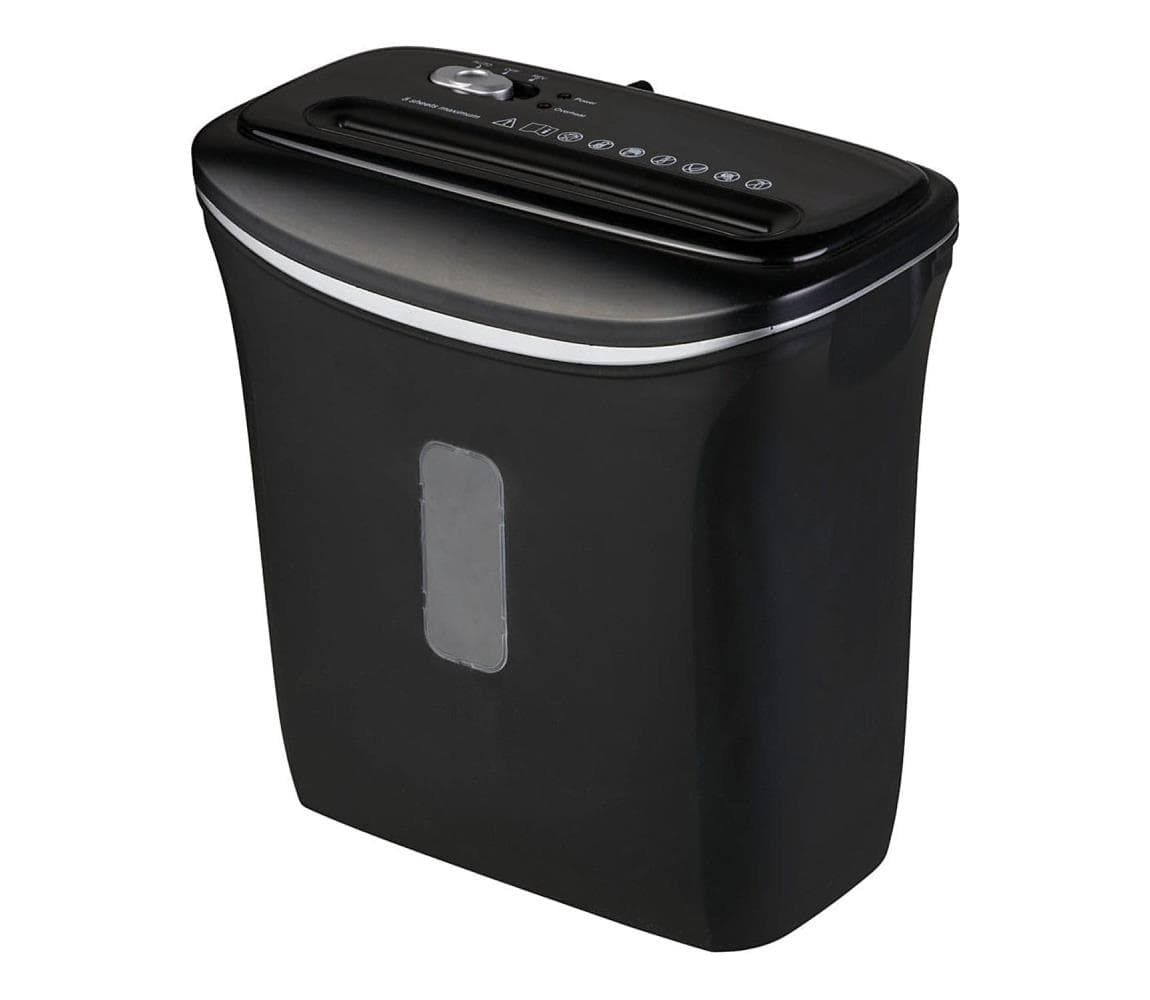 Skartovačka papiera A4, objem 12 l, 230V, čierna ONP506C 1