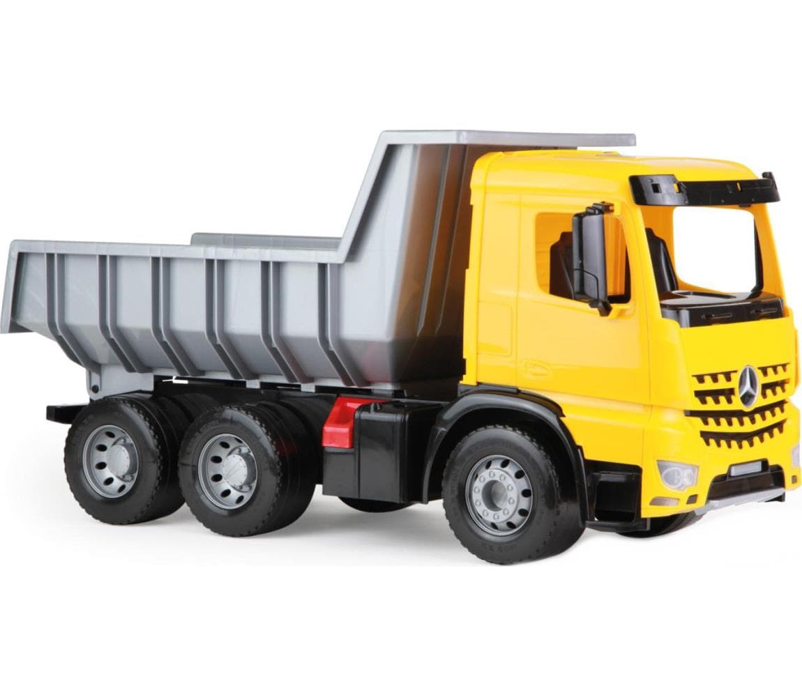 Lena Sklápač Mercedes GIGA TRUCKS, 65 cm, žltá/šedá 43012064 1