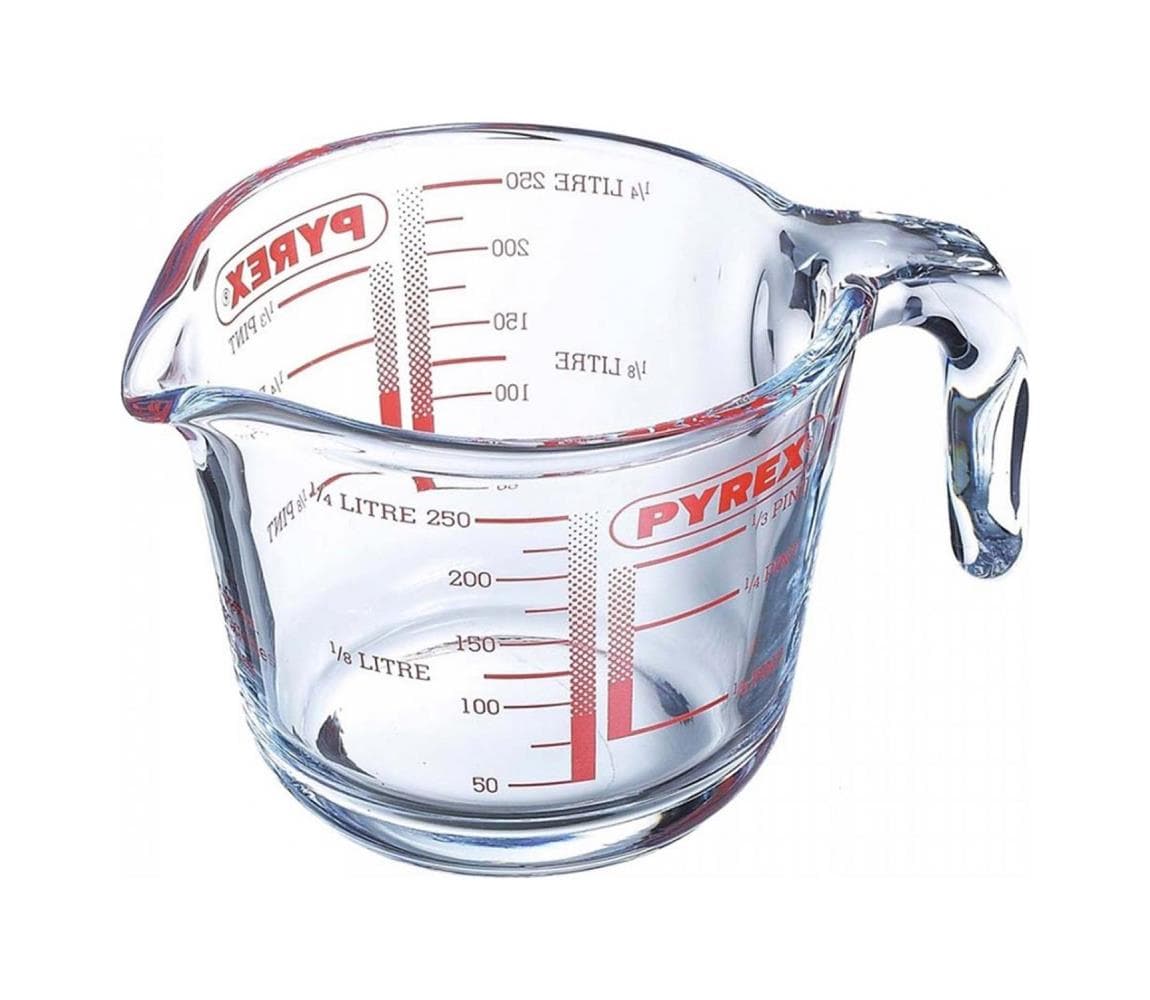 UTC Sklenená odmerka PYREX 0,25 l 259B000/8016 1