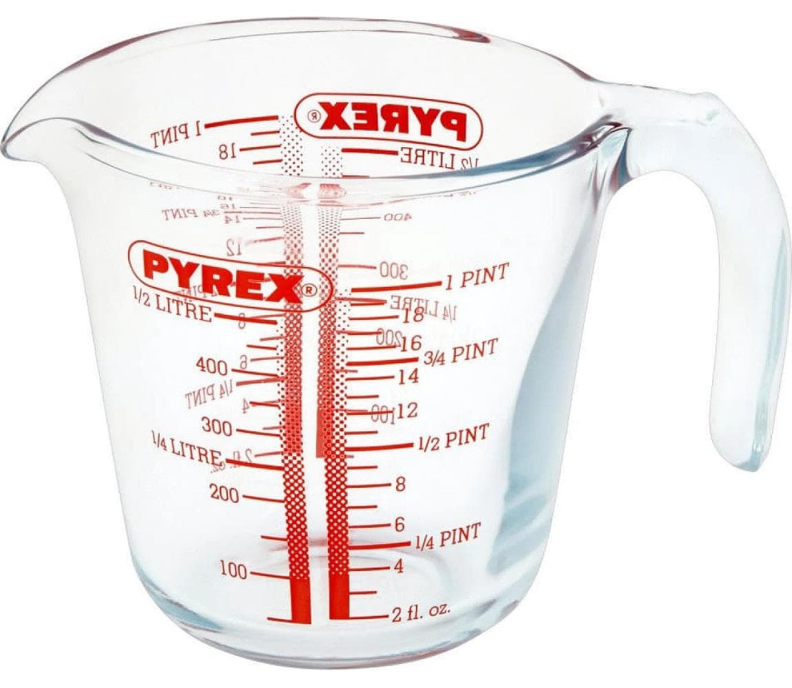 UTC Sklenená odmerka PYREX 0,5 l 263B000/8046 1