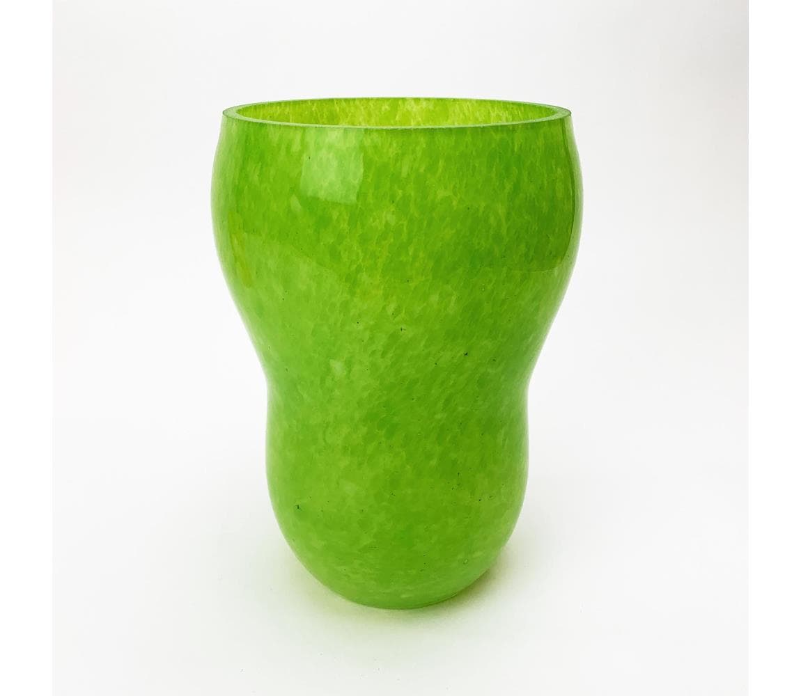 Sklenená váza 20cm zelená 1