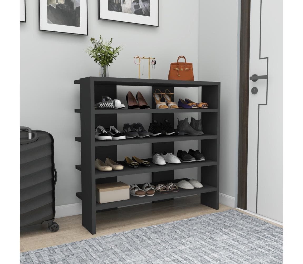 Skrinka na topánky SARGEL 72x75,6 cm antracit 550ARN2631 1