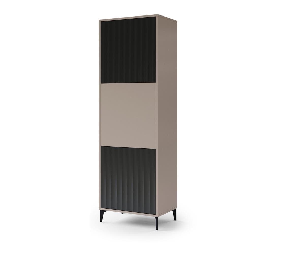 Skrinka RONJA taupe/čierna 5903631915826 1