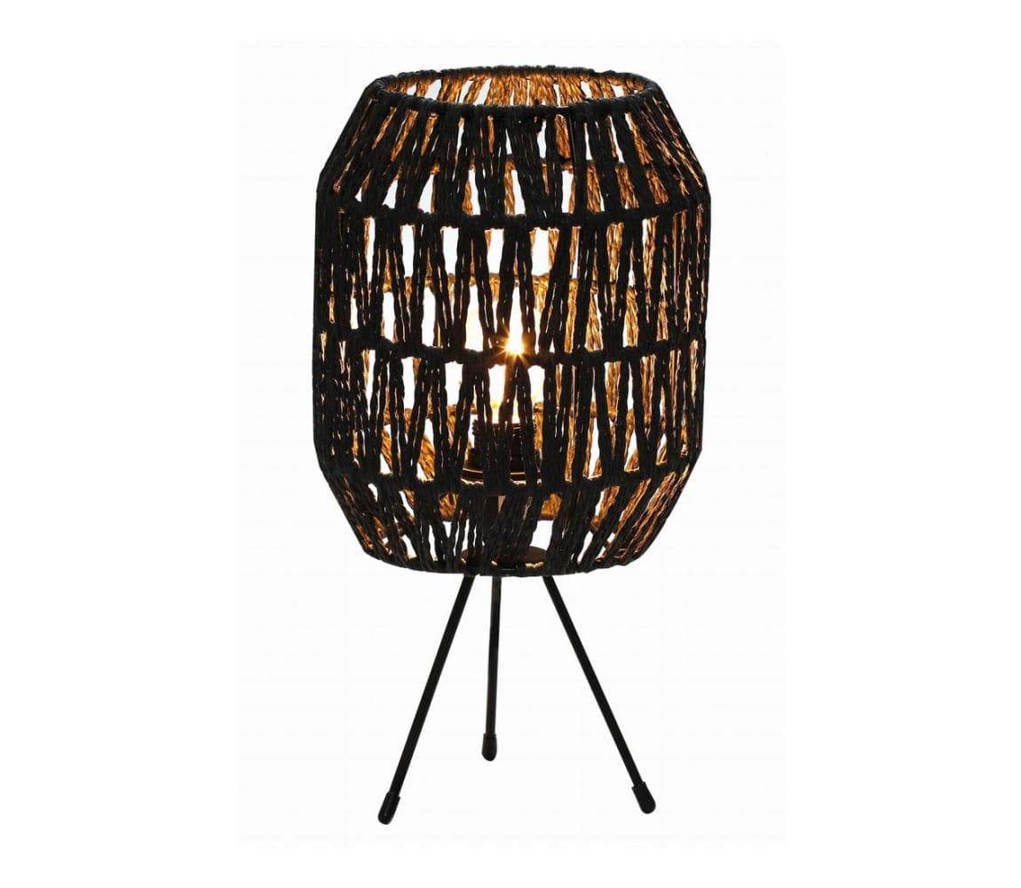 Stolná lampa 1xE14/25W/230V ratan PTL7027 1