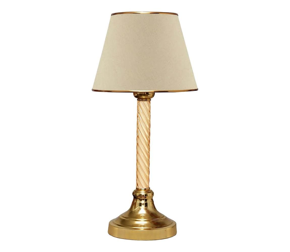 Stolná lampa AYD 1xE27/40W/230V béžová/zlatá 780SGN2562 1