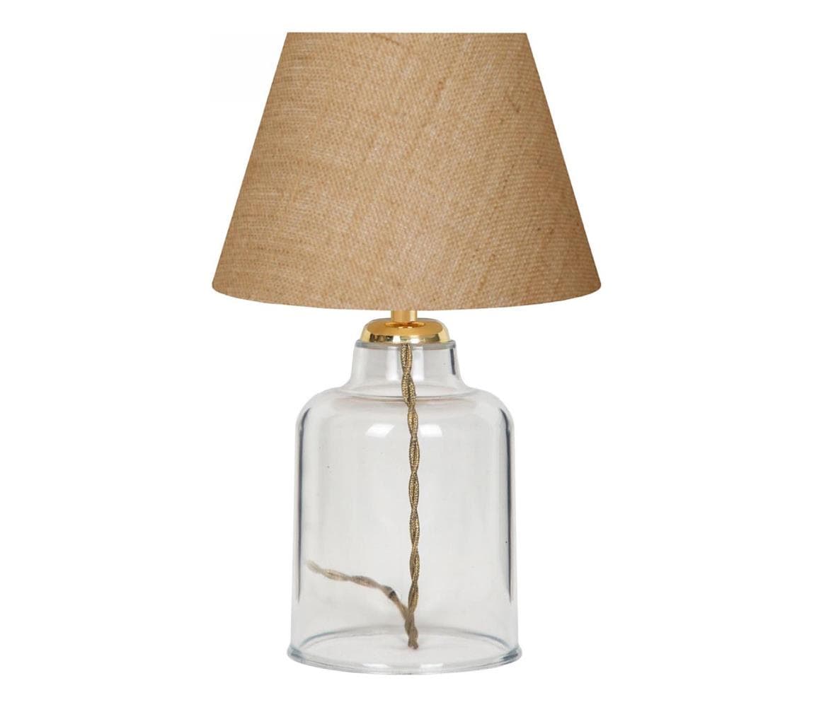 Stolná lampa AYD 1xE27/40W/230V hnedá/číra 780SGN2558 1