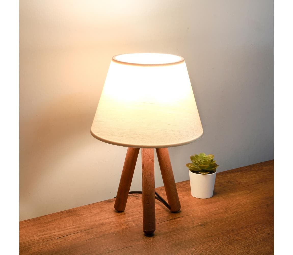 Stolná lampa AYD 1xE27/40W/230V hnedá/krémová 780SGN2567 1