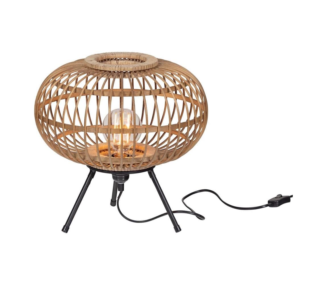 Stolná lampa BASICLABEL 1xE27/40W/230V bambus 8714713148318 1