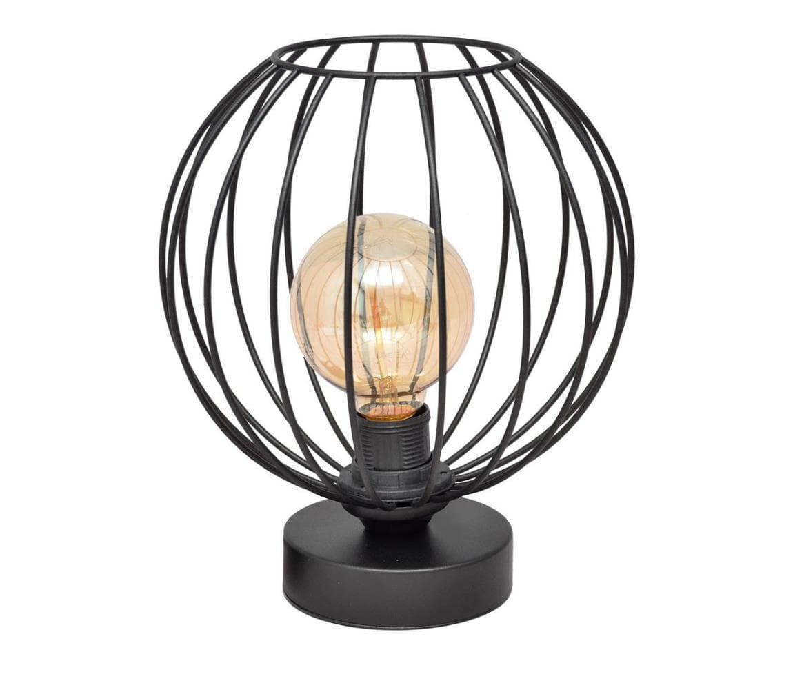 Stolná lampa MERCURE 1xE27/15W/230V čierna B-1388/1 BK 1