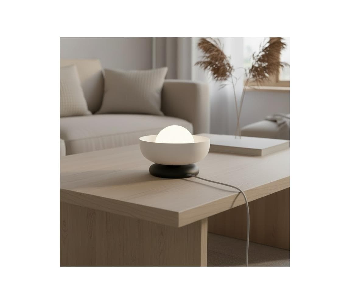 EMIBIG Stolná lampa OZZY 1xG9/8W/230V biela 1516/LN1 1