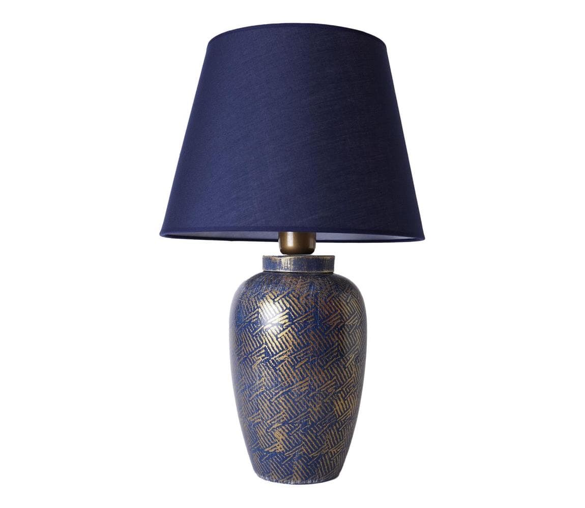 Stolná lampa RAMZES 1xE27/40W/230V modrá 687HMY2281 1