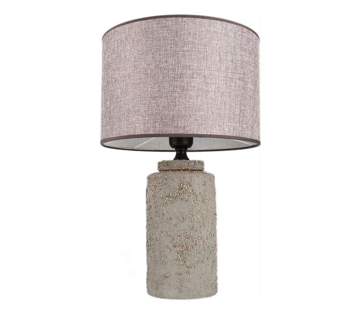 Stolná lampa RAMZES 1xE27/40W/230V šedá 687HMY2409 1