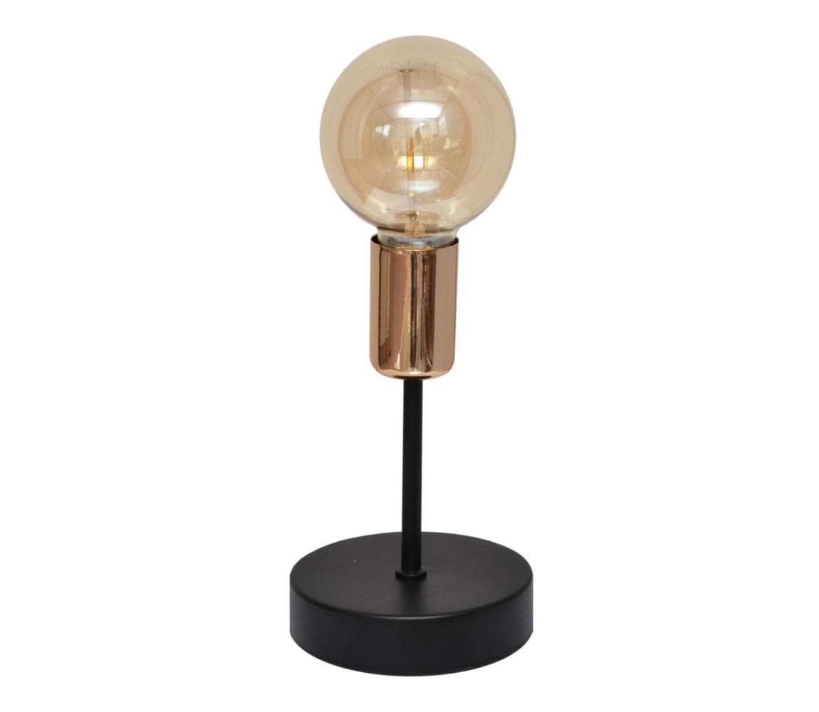 Stolná lampa TUBE 1xE27/15W/230V B-1924/1 BK+BR 1