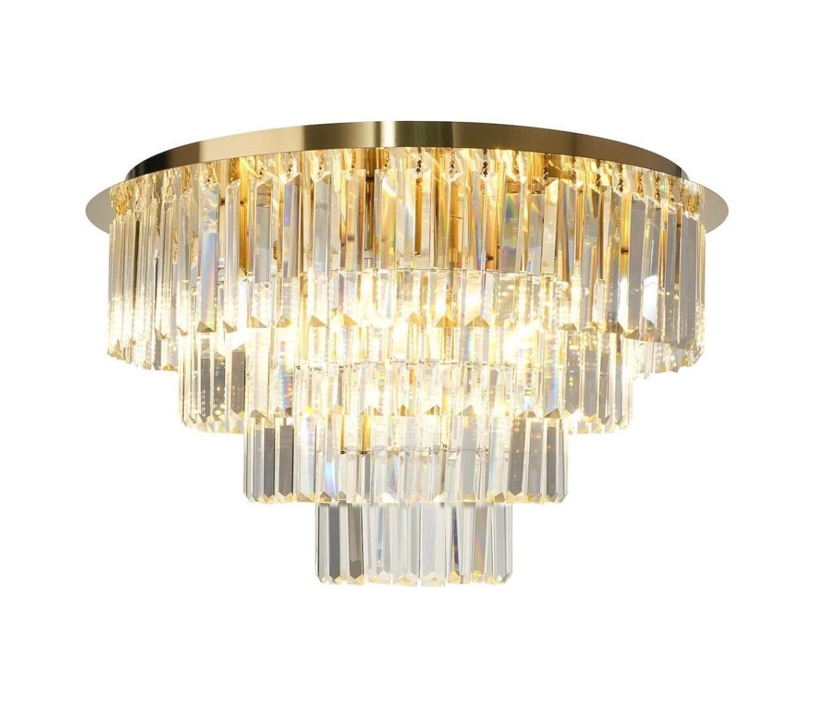 Stropné svietidlo MILANO 9xE14/40W/230V zlatá ML1024 1
