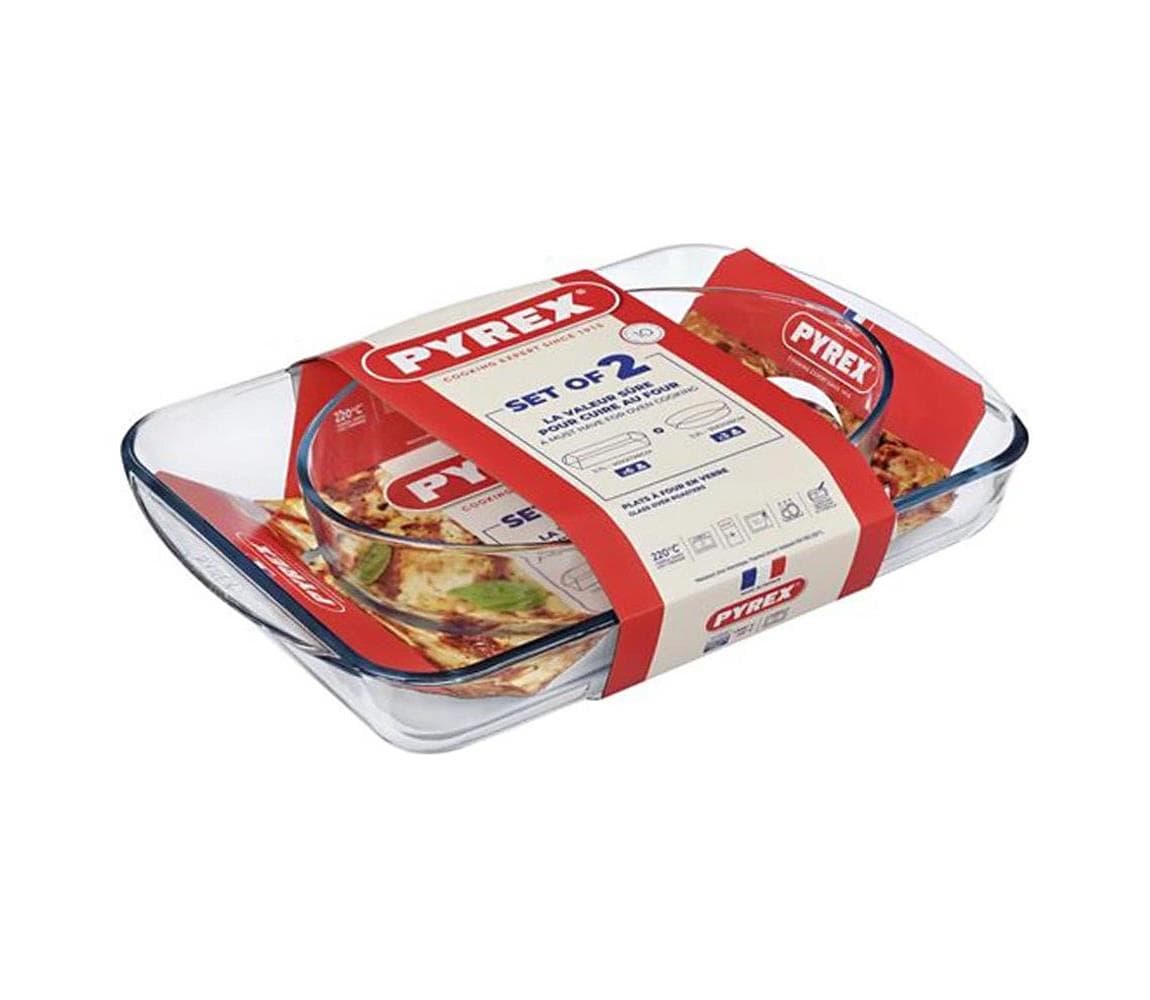 UTC Súprava 2× pekáčov PYREX 3,7/2,2 l 913S604/8044 1