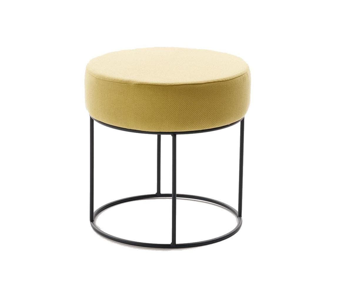 Taburet RELO, priemer 40 cm, žltý 825BLC5144 1