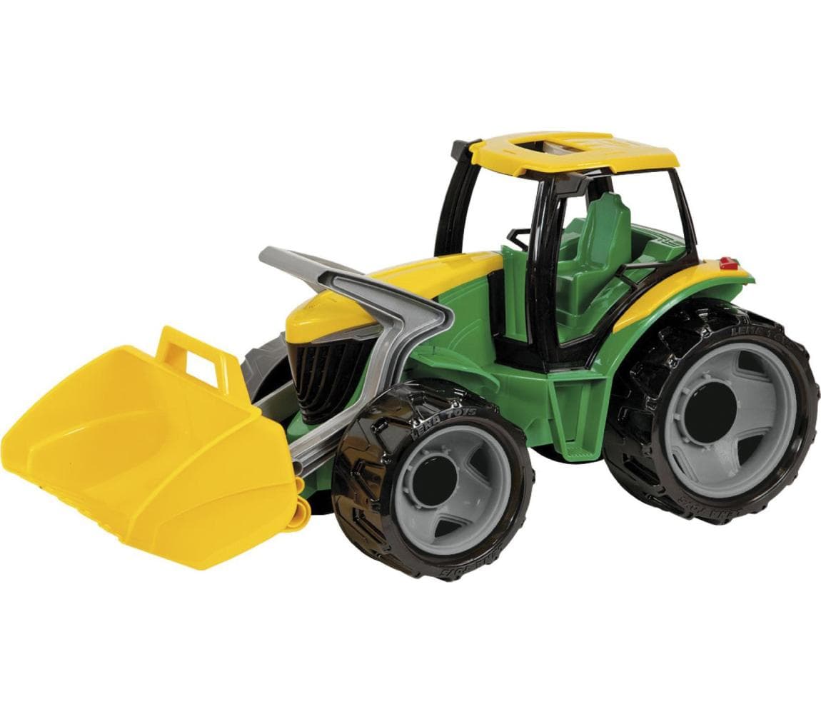 Lena Traktor s lyžicou 65 cm, zelený/žltý 43002057 1