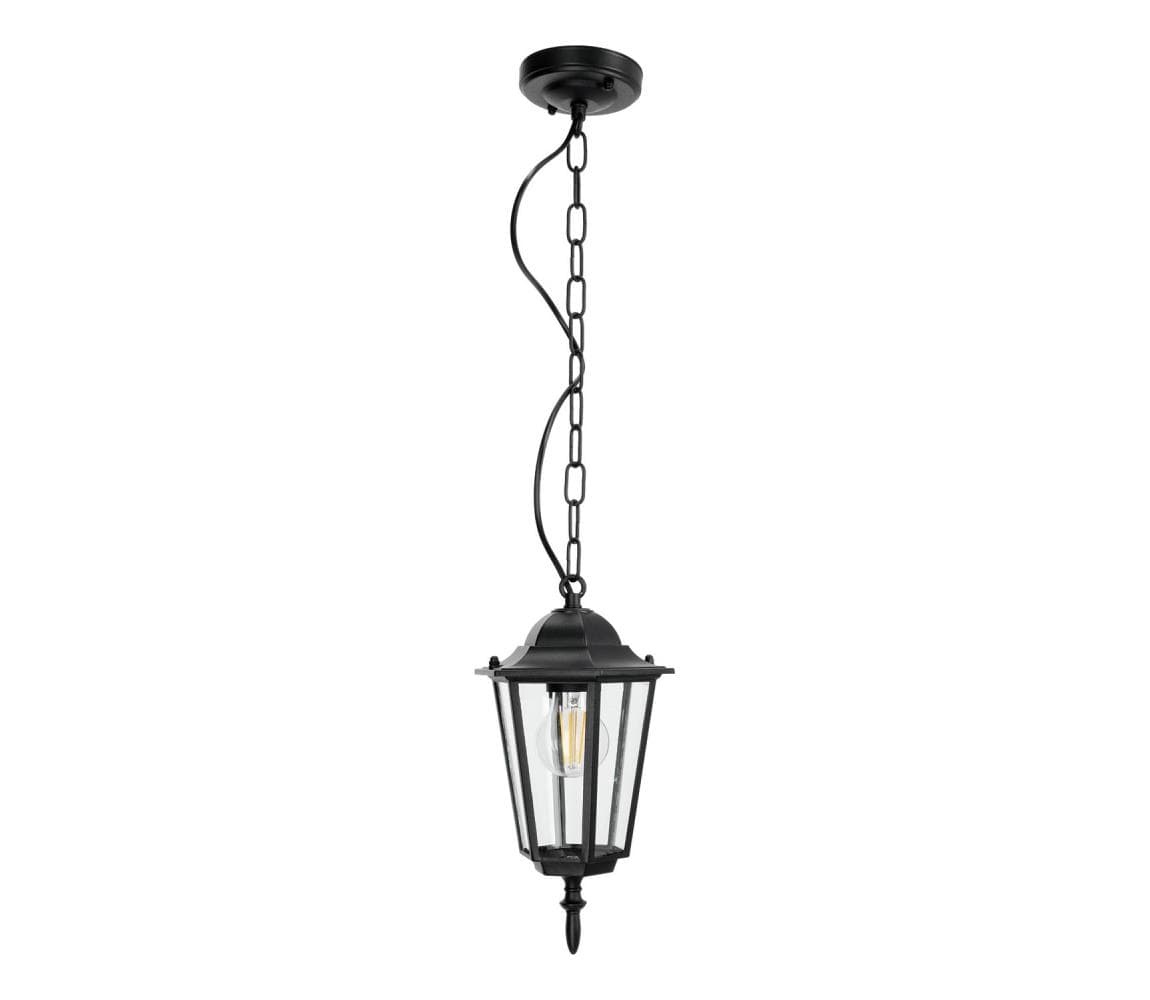 Vonkajší luster na reťazi 1xE27/60W/230V čierna KTLO4105CZAL 1