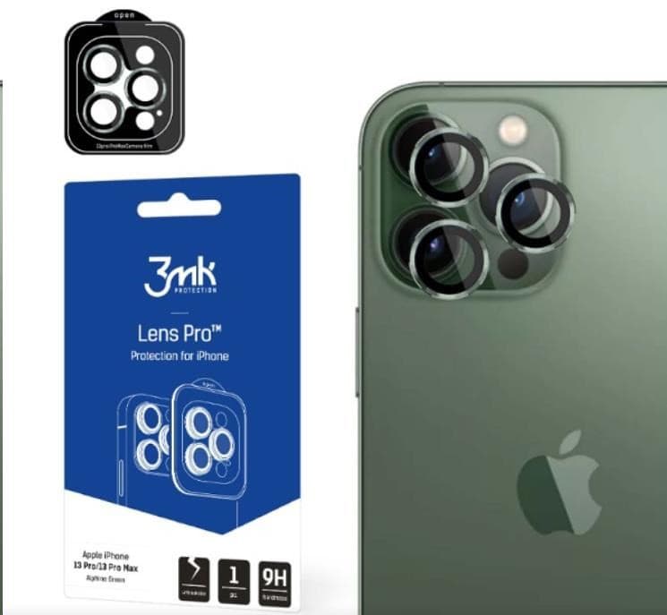 3mk Lens Protection Pro pre Apple iPhone 13 Pro / iPhone 13 Pro Max, zelená 1