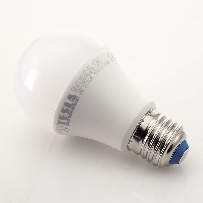 TESLA - LED BL270640-5, žiarovka BULB E27, 6W, 230V, 470lm, 25 000h, 4000K stude 1