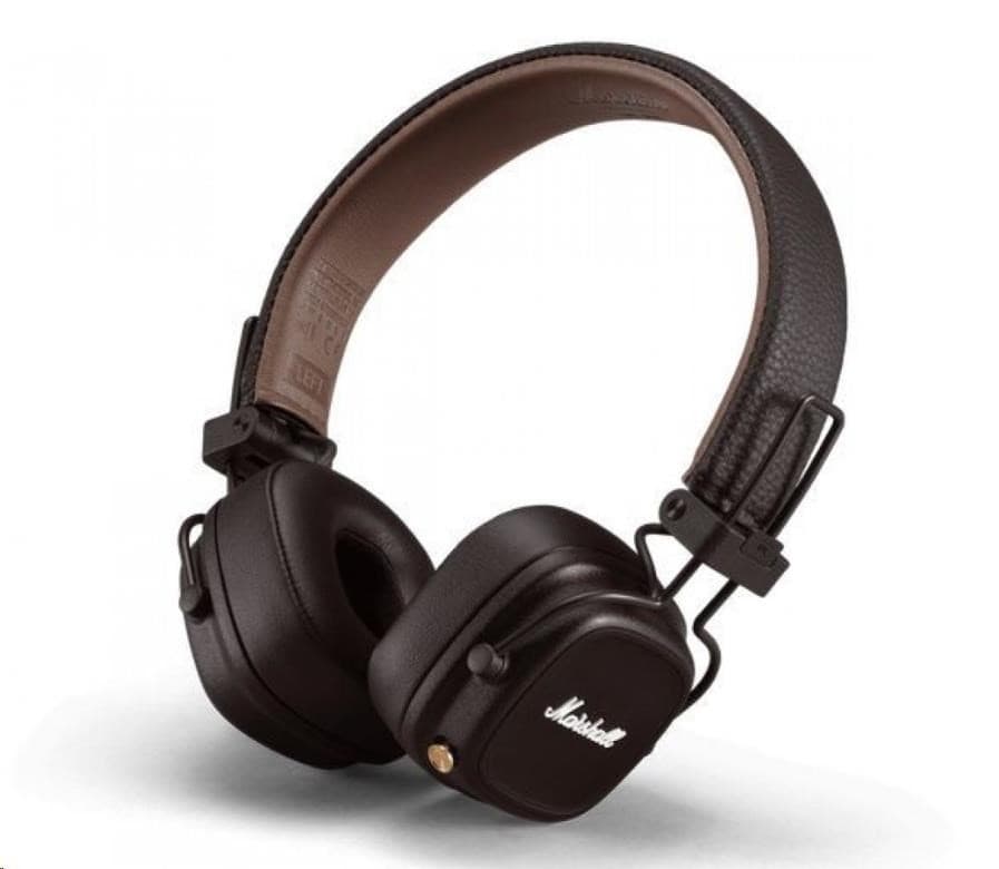 Marshall Major IV Bluetooth slúchadlá, veľké, hnedé 1
