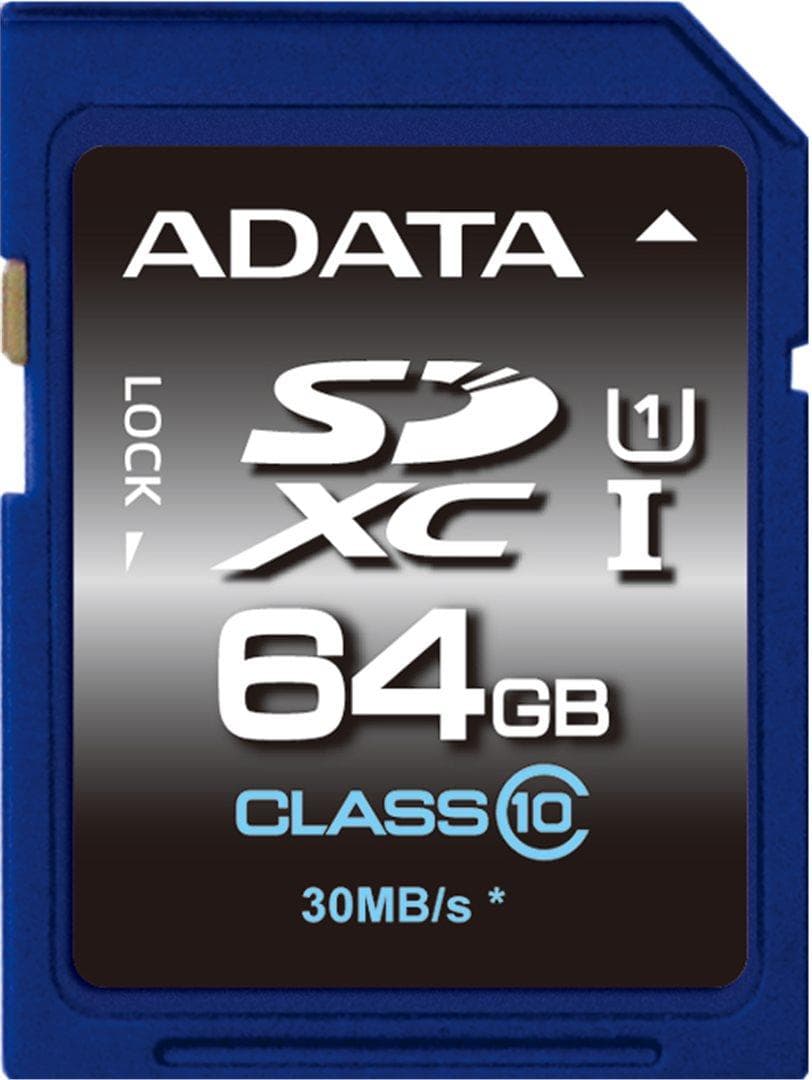 ADATA/SDXC/64GB/UHS-I U1 / Class 10 1
