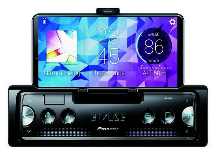 Pioneer SPH-10BT autorádio s USB a držiakom telefónu 1
