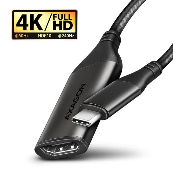 AXAGON RVC-HI2M, USB-C -> HDMI 2.0a redukcia / adaptér, 4K/60Hz HDR10 1