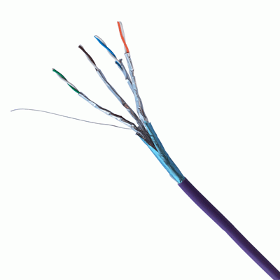 BELDEN F/FTP Cat.6A LSOH, plášť fialový 200m 1