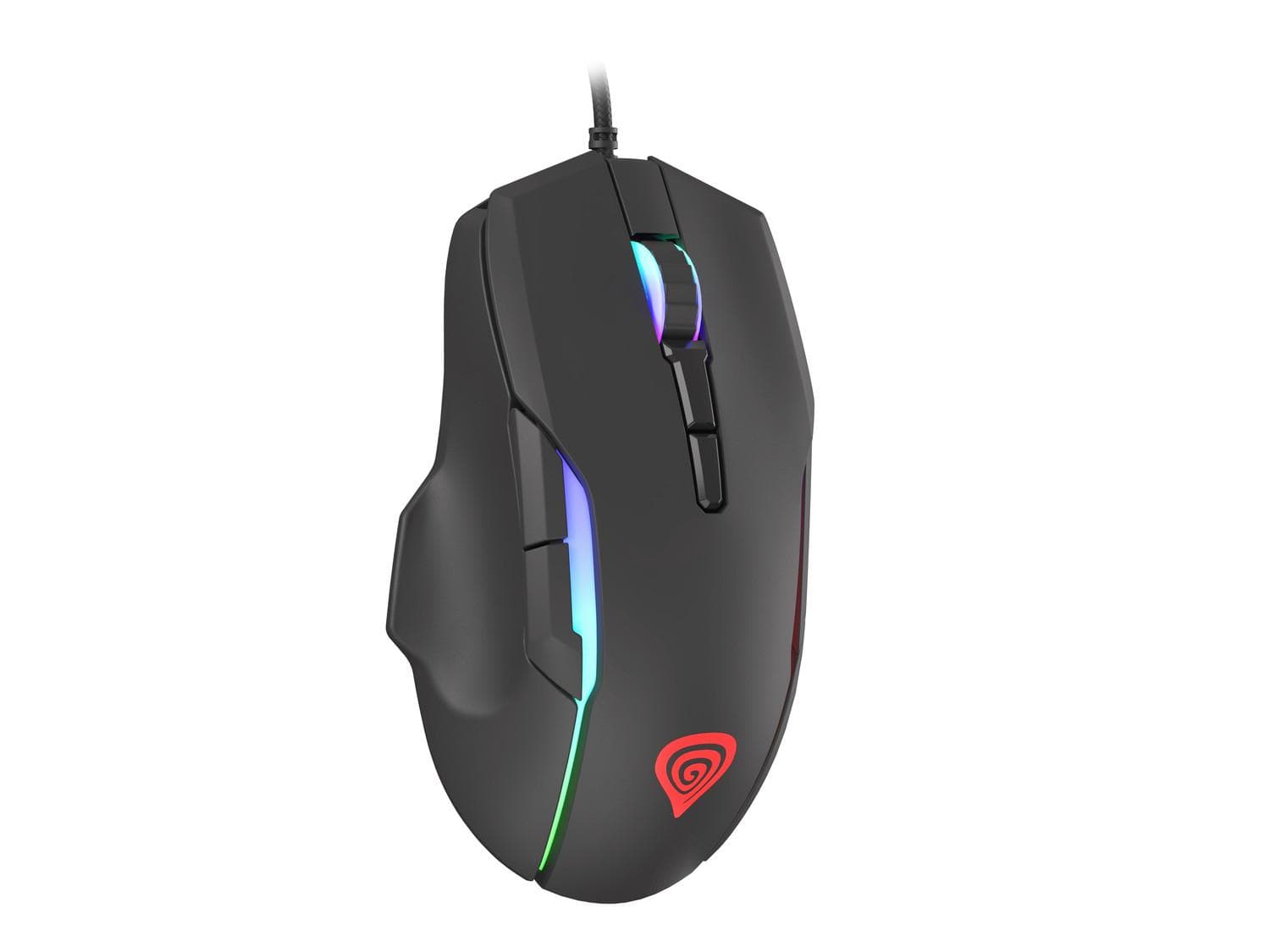 Genesis herná optická myš XENON 220 G2/RGB/Herná/Optická/Pre pravákov/12 400 DPI/Drôtová USB/Čierna 1