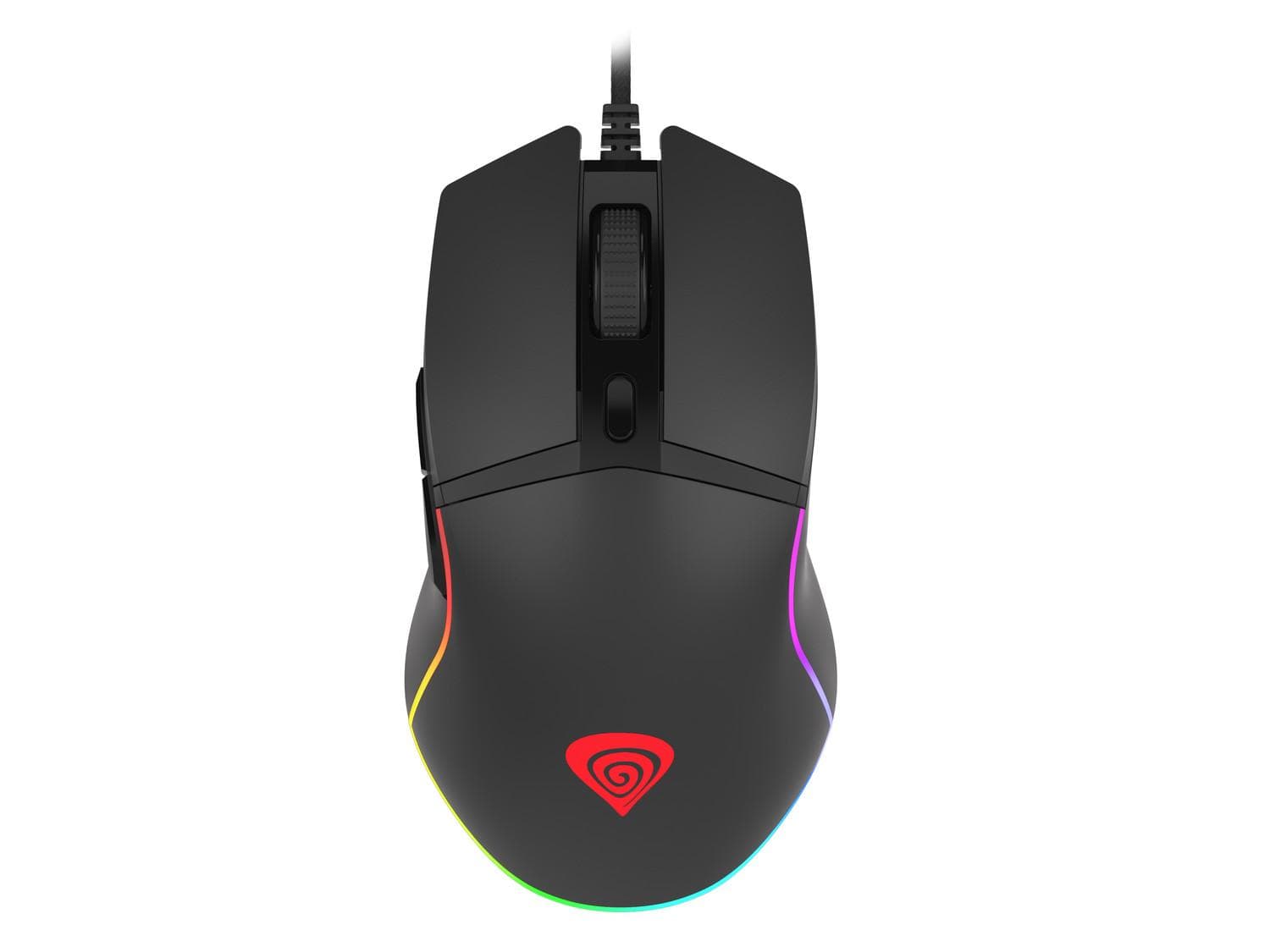 Genesis herná optická myš KRYPTON 220/RGB/6400 DPI/Herná/Optická/6 000 DPI/Drôtová USB/Čierna 1