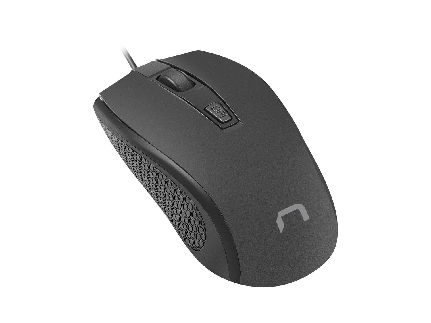 Natec optická myš HOOPOE 2/1600 DPI/Kancelárska/Optická/1 600 DPI/Drôtová USB/Čierna 1