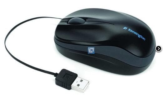 Kensington mobilná myš Pro Fit™ so zvinovacím USB káblom 1