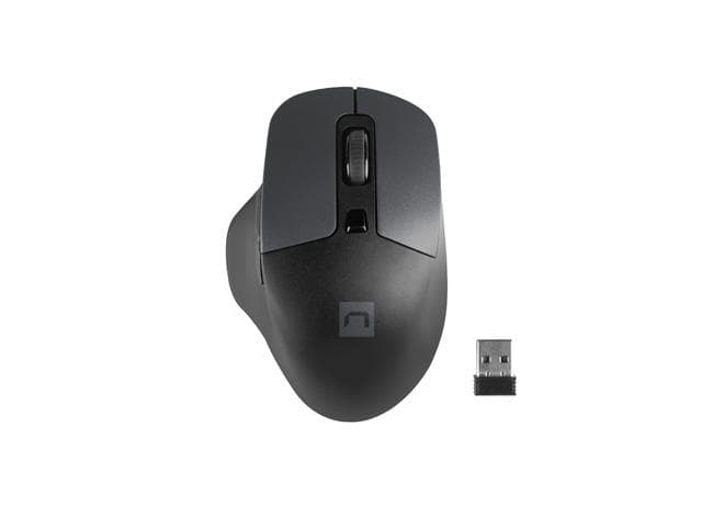 Natec optická myš BLACKBIRD 2/1600 DPI/Kancelárska/Optická/1 600 DPI/Bezdrôtová USB/Čierna