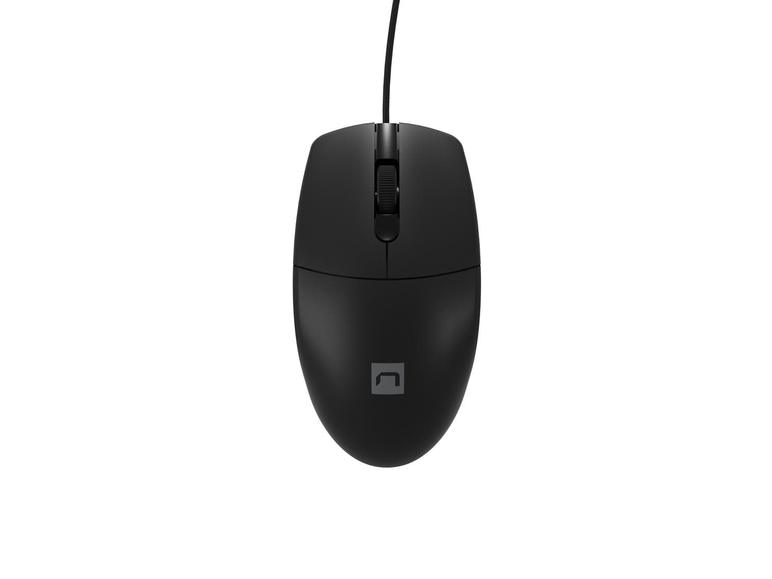Natec optická myš RUFF Plus 1200 DPI/Kancelárska/Optická/1 200 DPI/Drôtová USB/Čierna