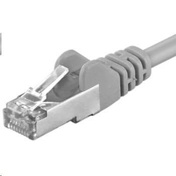 PREMIUMCORD Patch kábel CAT6a S-FTP, RJ45-RJ45, AWG 26/7 3m šedá 1