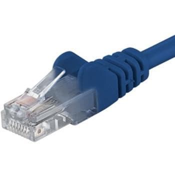 PremiumCord Patch kábel UTP RJ45-RJ45 CAT6 3m modrá 1