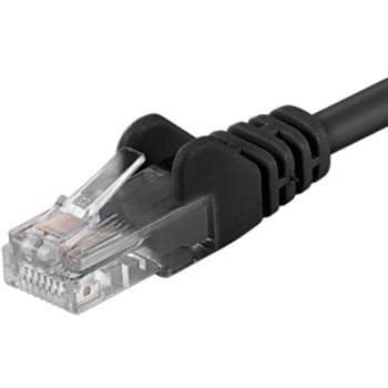 PremiumCord Patch kábel UTP RJ45-RJ45 CAT6 3m čierna 1