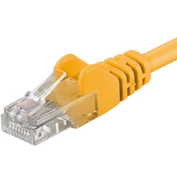 PremiumCord Patch kábel UTP RJ45-RJ45 CAT6 3m žltá 1