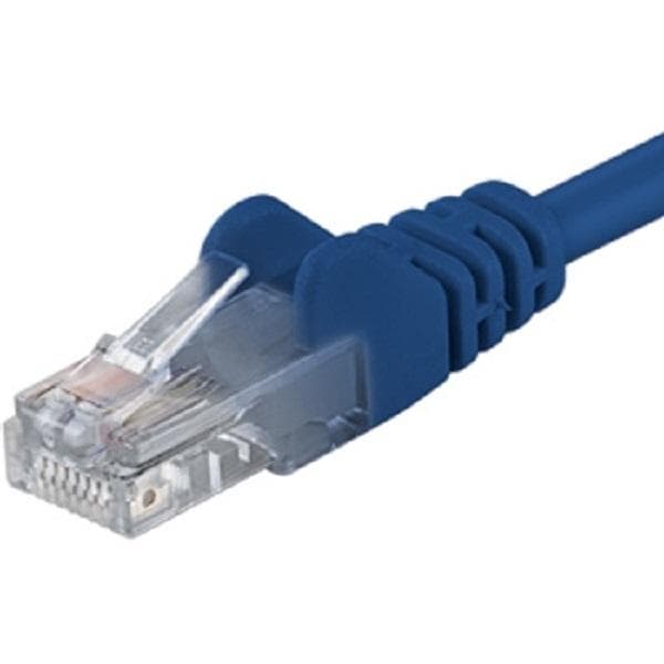 PremiumCord Patch kábel UTP RJ45-RJ45 CAT6 5m modrá 1