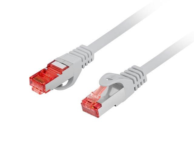 LANBERG Patch kábel CAT 6 S-FTP, AWG 26/7, LSZH, meď, sivý, 5m 1