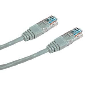 DATACOM Krížený UTP patch kábel 0,5m Cat5e šedý 1