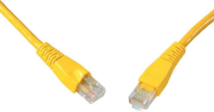SOLARIX patch kábel CAT6 UTP PVC 2m žltý snag proof 1